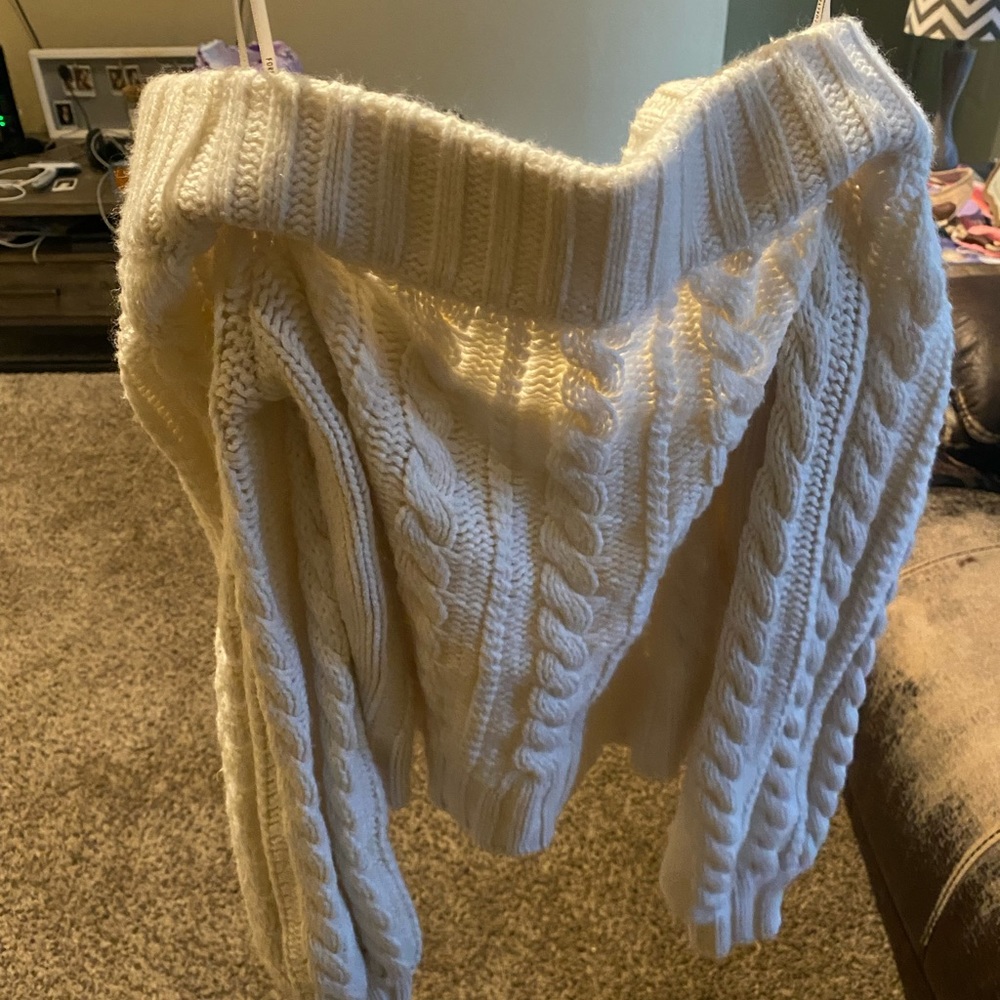 Off shoulder sweater
